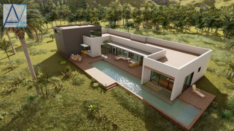 Piscina, Futurista, Moderno