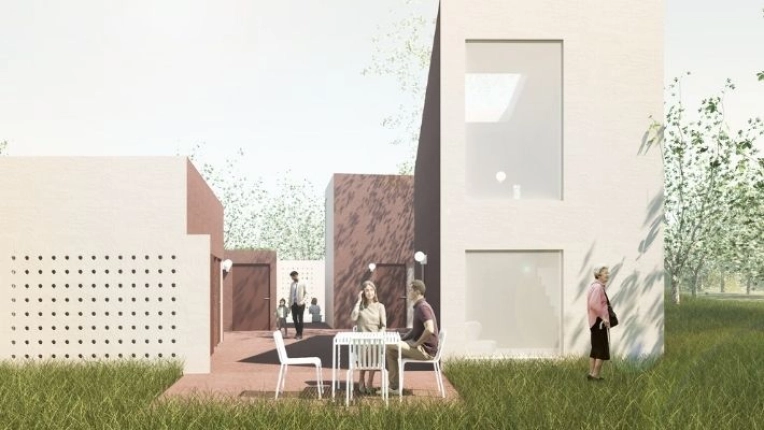 Landscape Design, Patios & Terraces, Single-Family Homes, New Build, Futuristic